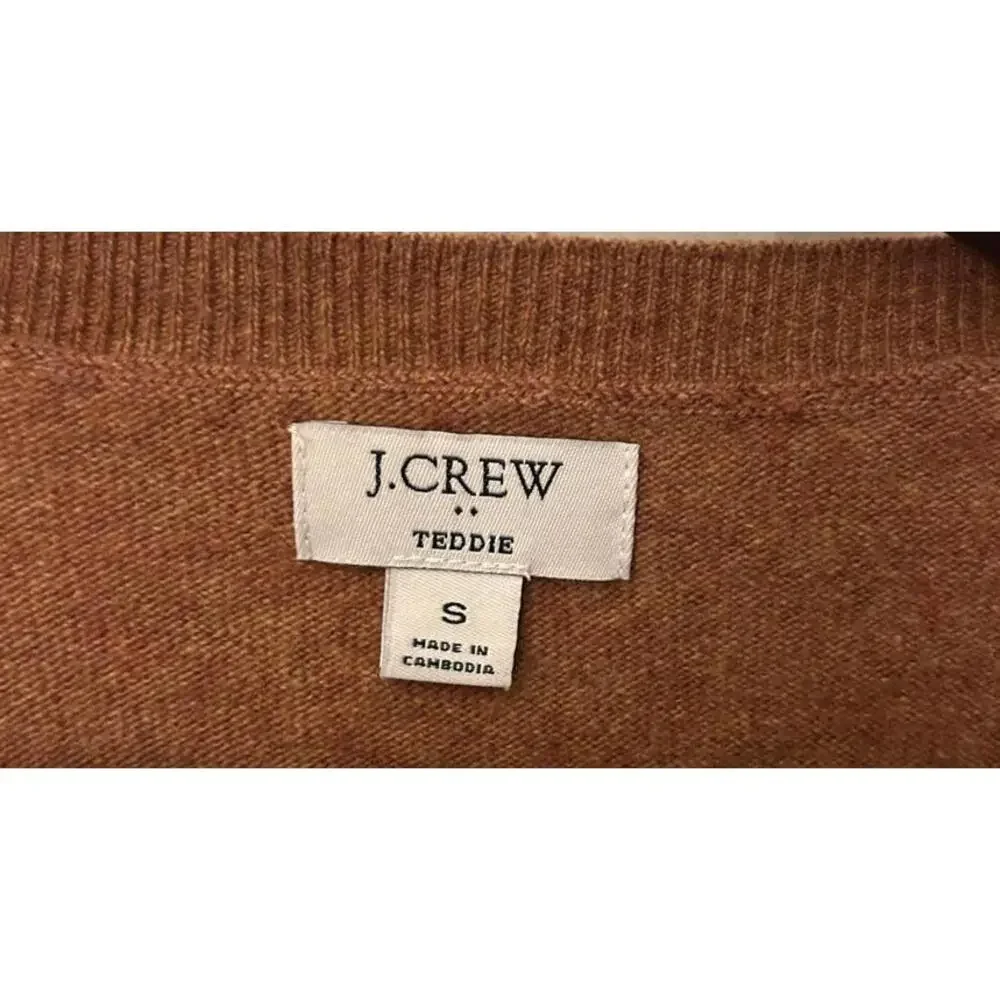 J. Crew Wool-Blended Crew Long Sleeve Sweater Women's Size Small - Picture 5 of 5